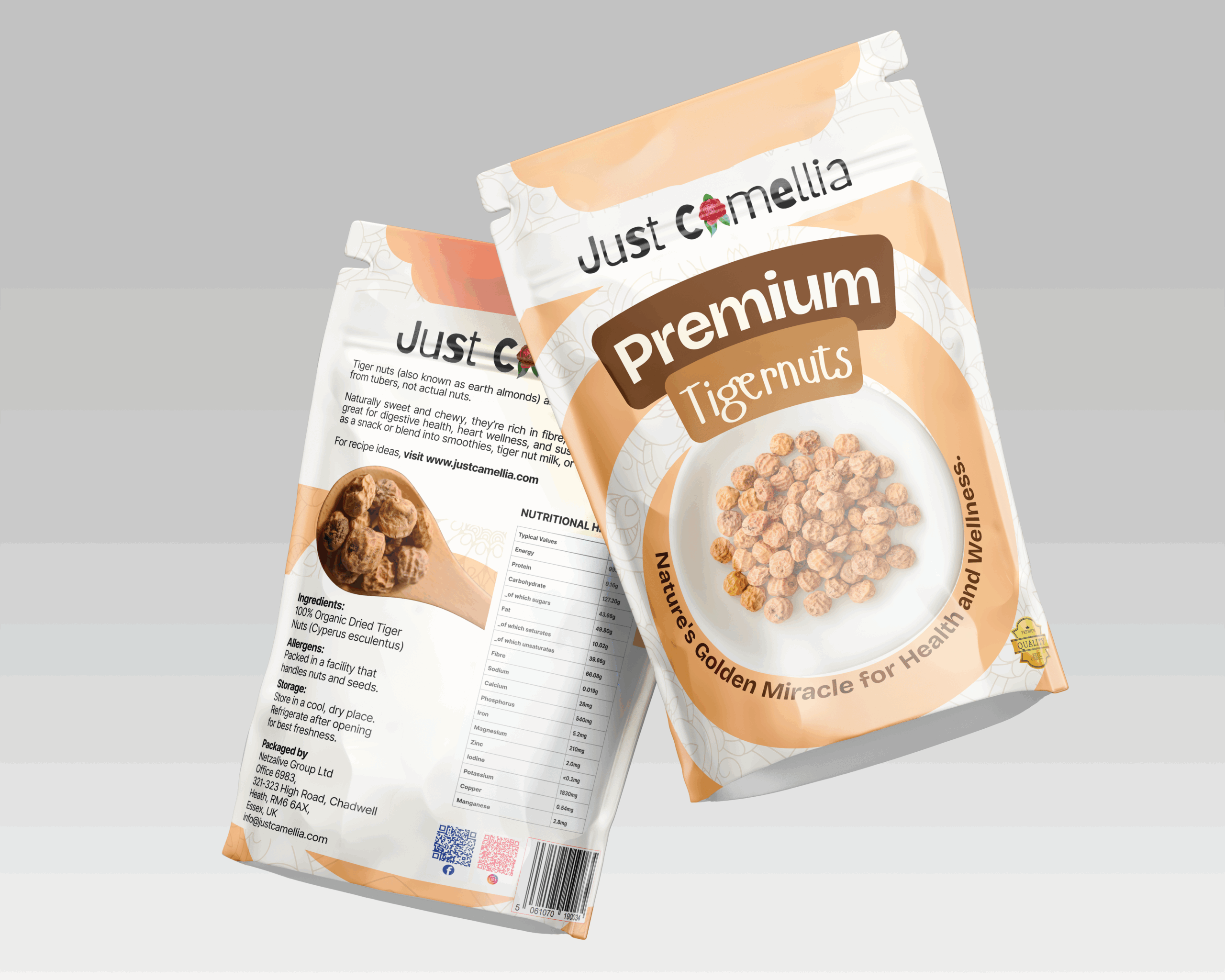Just Camellia Premium Dried Tiger Nuts