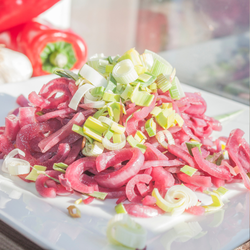 Hibiscus Marinated Red Onions