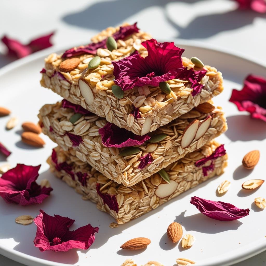 Hibiscus Granola or Energy Bars 2