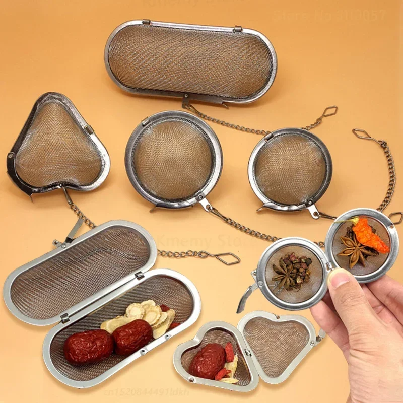 Stainless Steel Tea & Spice Infuser – 4 Shapes & Sizes